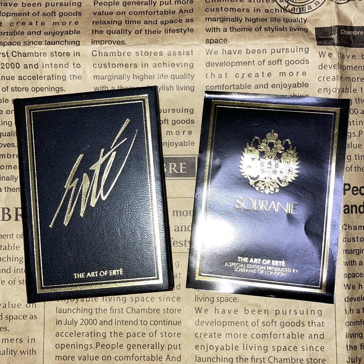 未使用品】SOBRANIE ソブラニー トランプ エルテ カード タバコ 未使用品】SOBRANIE ソブラニー トランプ エルテ カード タバコ