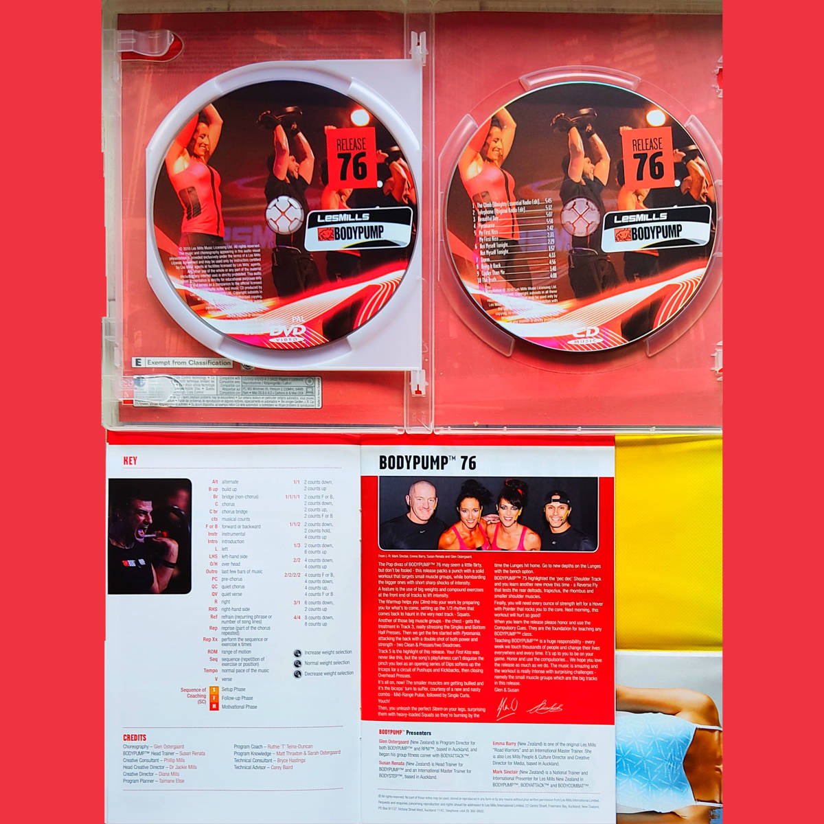 ボディパンプ 76 CD DVD LESMILLS BODYPUMP レスミルズ_画像2