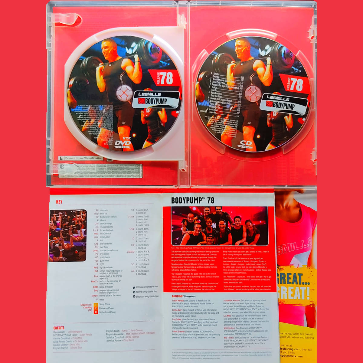 ボディパンプ 78 CD DVD LESMILLS BODYPUMP レスミルズ