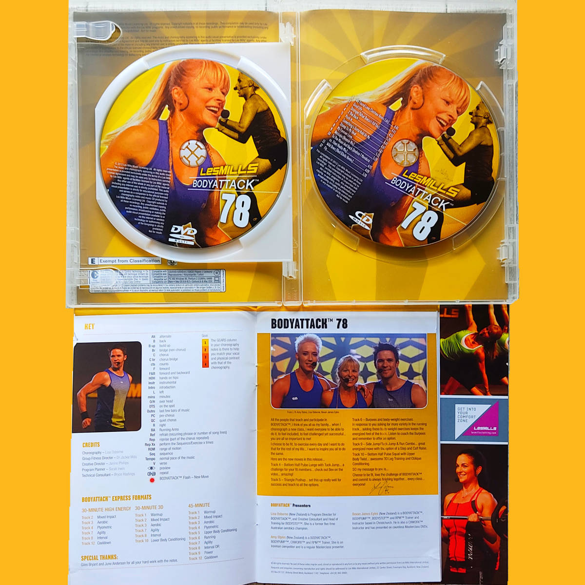 ボディアタック 78 CD DVD LESMILLS BODYATTACK レスミルズ