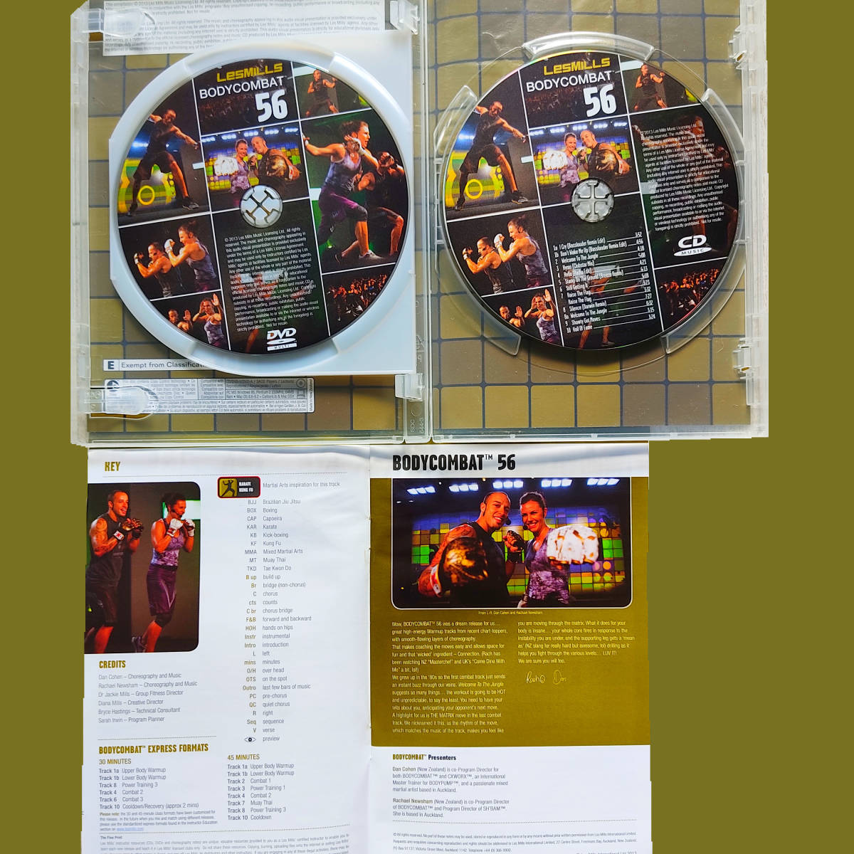 ボディコンバット 56 CD DVD LESMILLS BODYCOMBAT レスミルズ