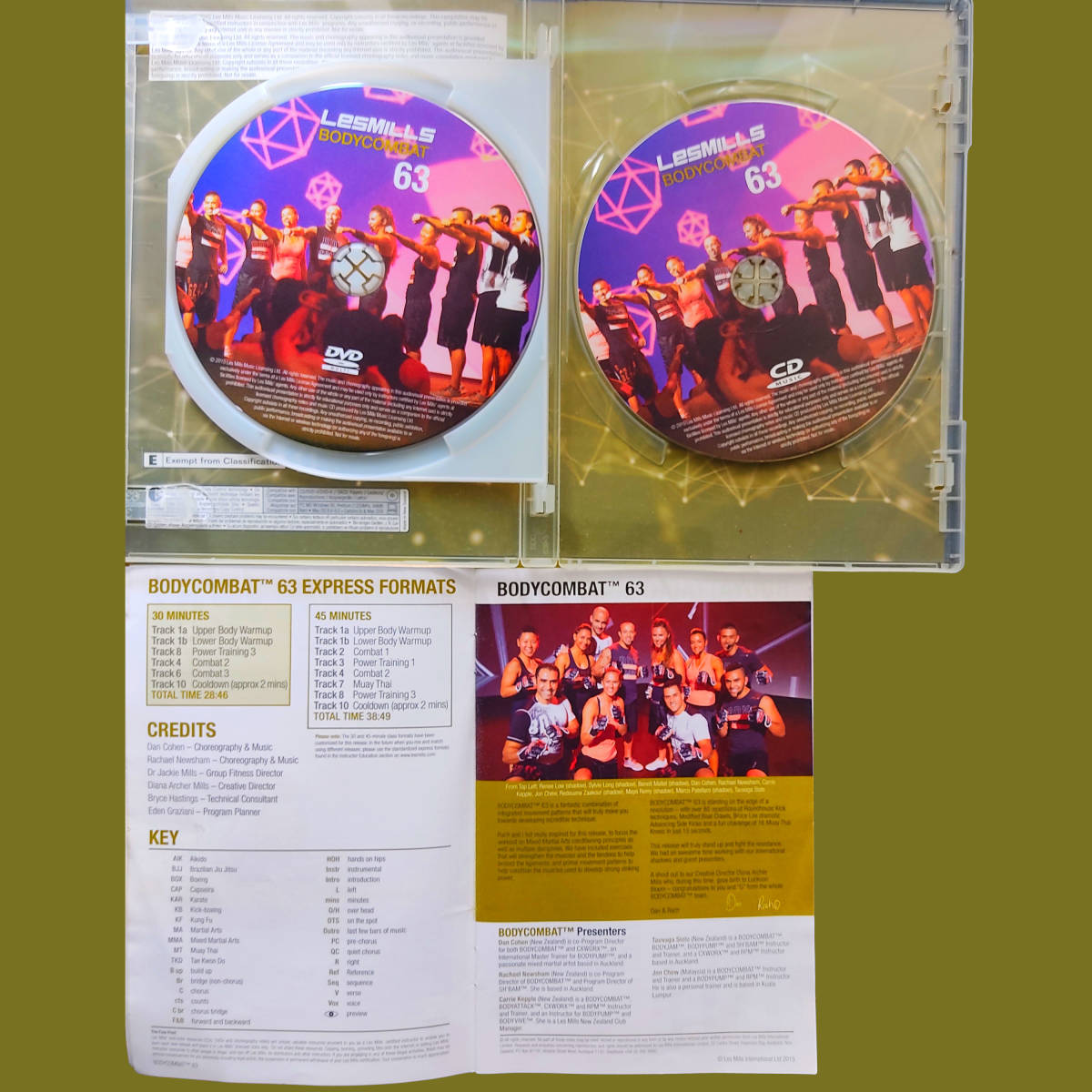 ボディコンバット 63 CD DVD LESMILLS BODYCOMBAT レスミルズ