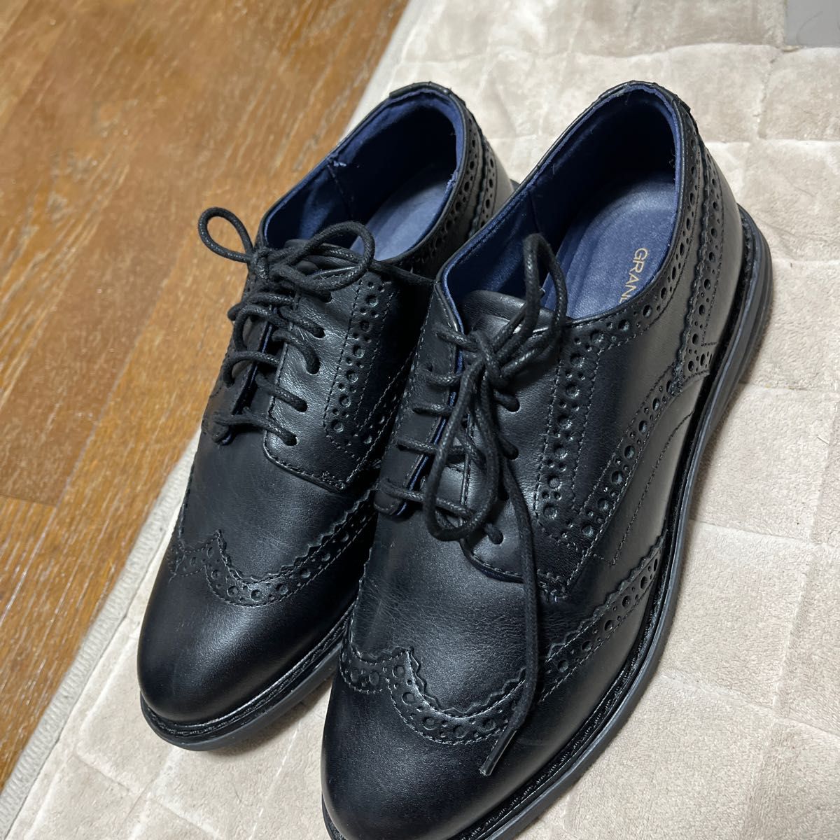 COLE HAAN  紐靴　未使用品 BLACK