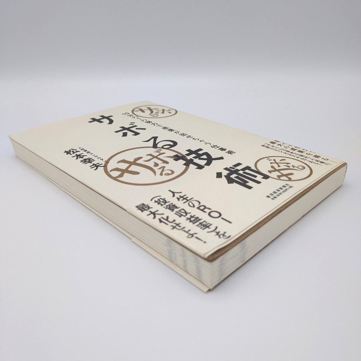 サボる技術　１０分の１の努力で成果が出せちゃう仕事術 松本幸夫／著