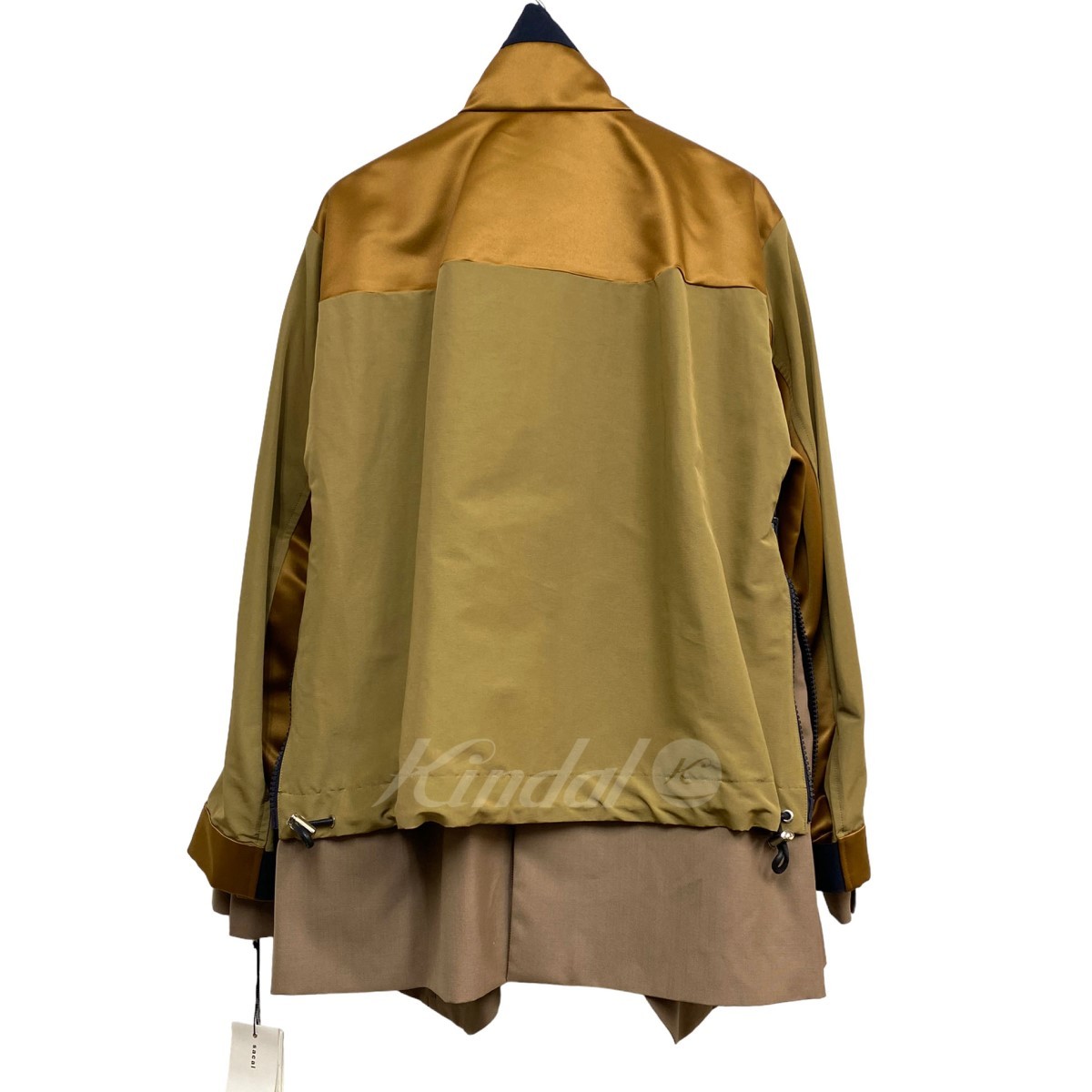 sacai 22SS Grosgrain MIx Blousonグログランミックスドッキング