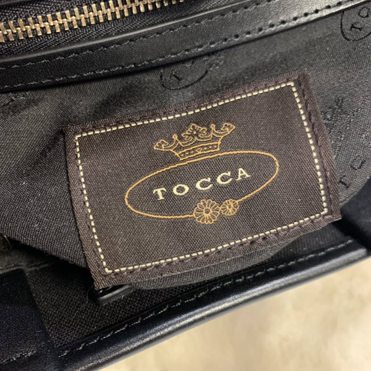 極美品　TOCCA トッカ　キャンバス　2way ハンドバッグ ショルダー