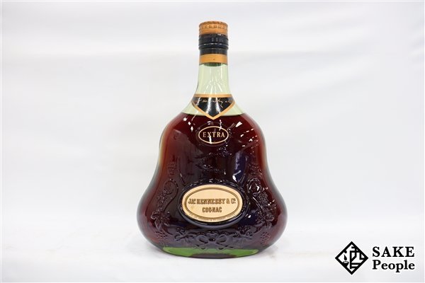 ◇1円~ ジャズ ヘネシー XO エクストラ 金キャップ グリーンボトル