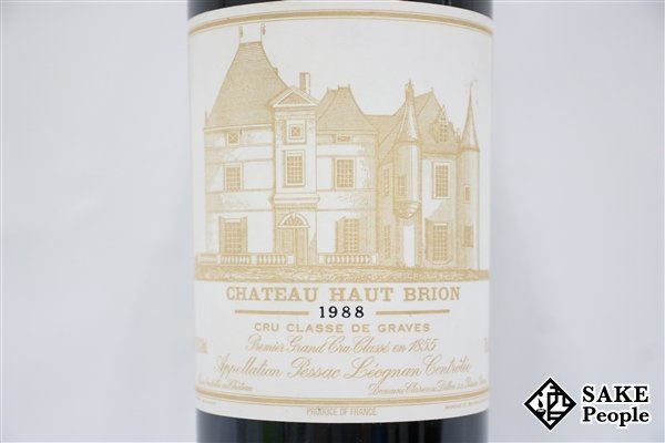 □注目! シャトー・オー・ブリオン 1988 750ml 12.5% フランス