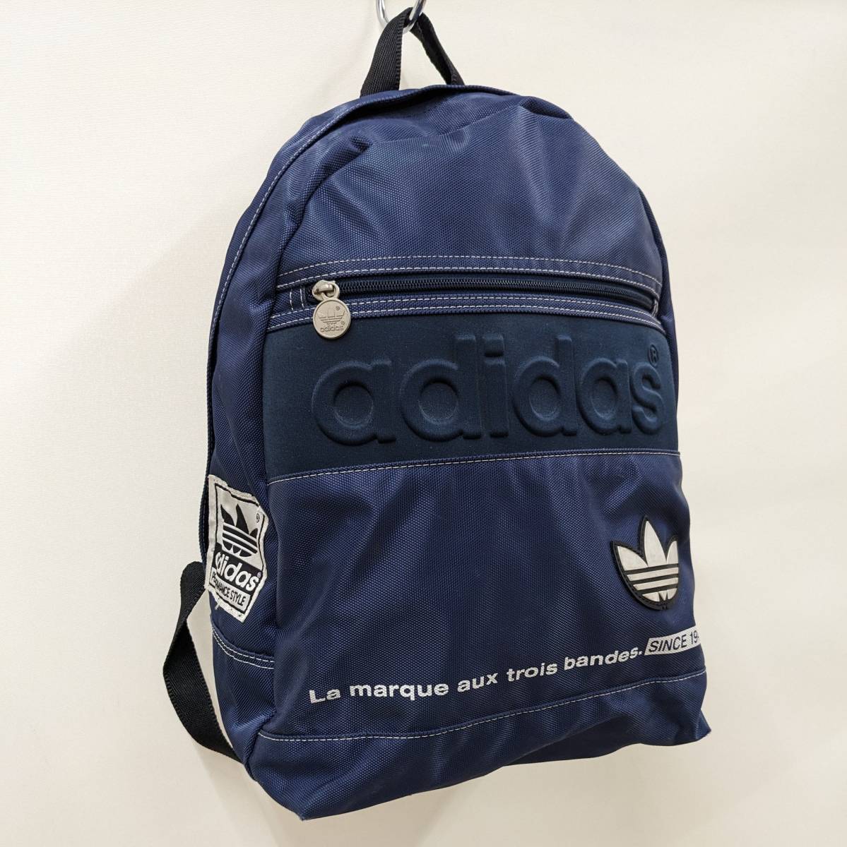 adidas/アディダス/Y2Kスタイル/エンボスロゴ×ワッペン/バックパック/リュック