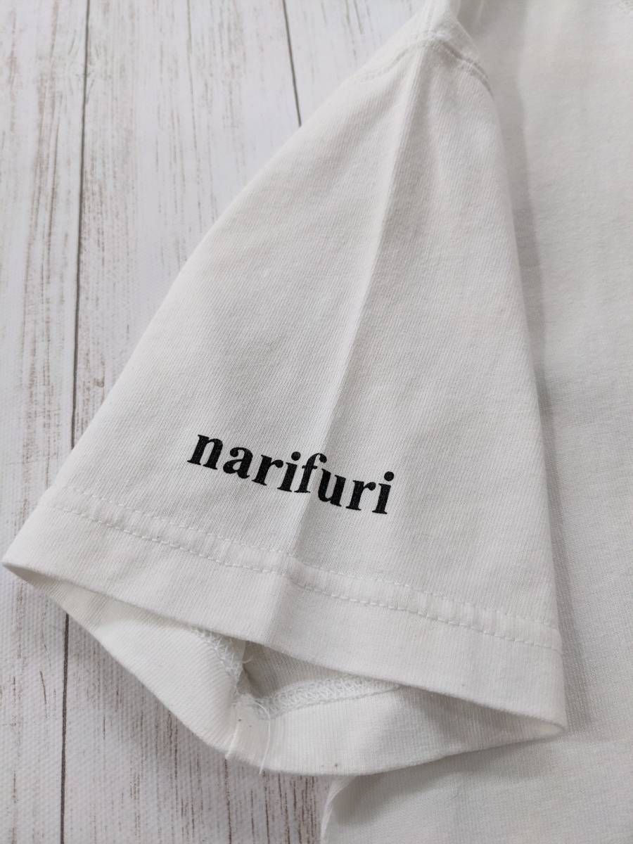 narifuri/ナリフリ/ circle別注 AOMORI TEE/ヘビーコットンプリントTシャツ/袖×フロントプリント_画像4