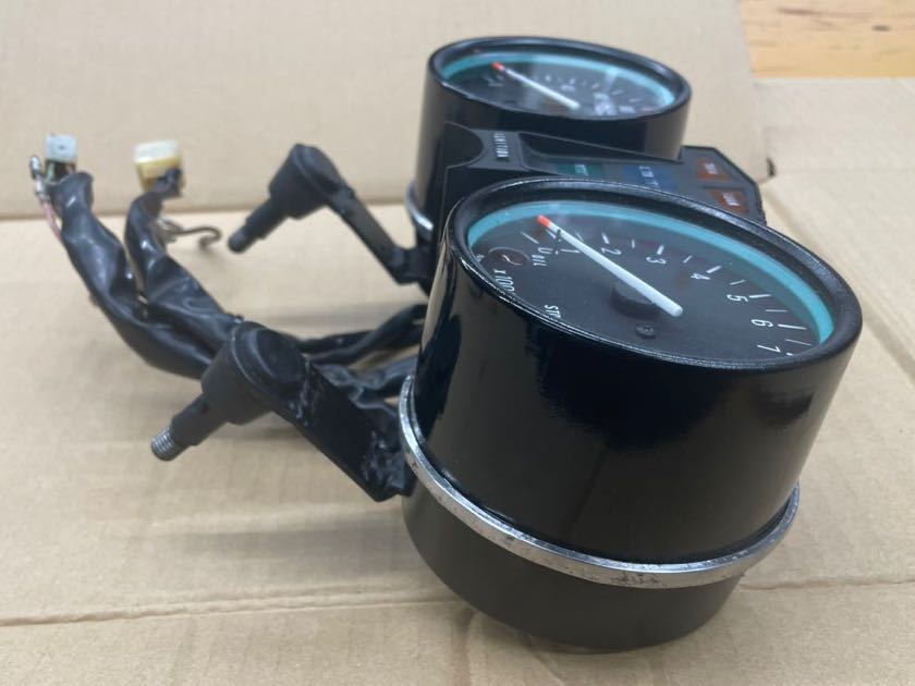 超希少 Z400FX 国内 KM表示 スピードメーター & タコメーター 超希少 Z400FX 国内 KM表示 スピードメーター & タコメーター