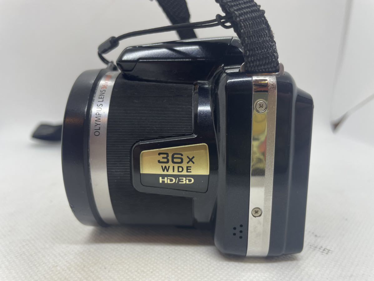 ⑧ オリンパス Olympus SP-810UZ ブラック 36x Wide Optical Zoom ED バッテリー付き コンパクトデジタルカメラ 動作品_画像3