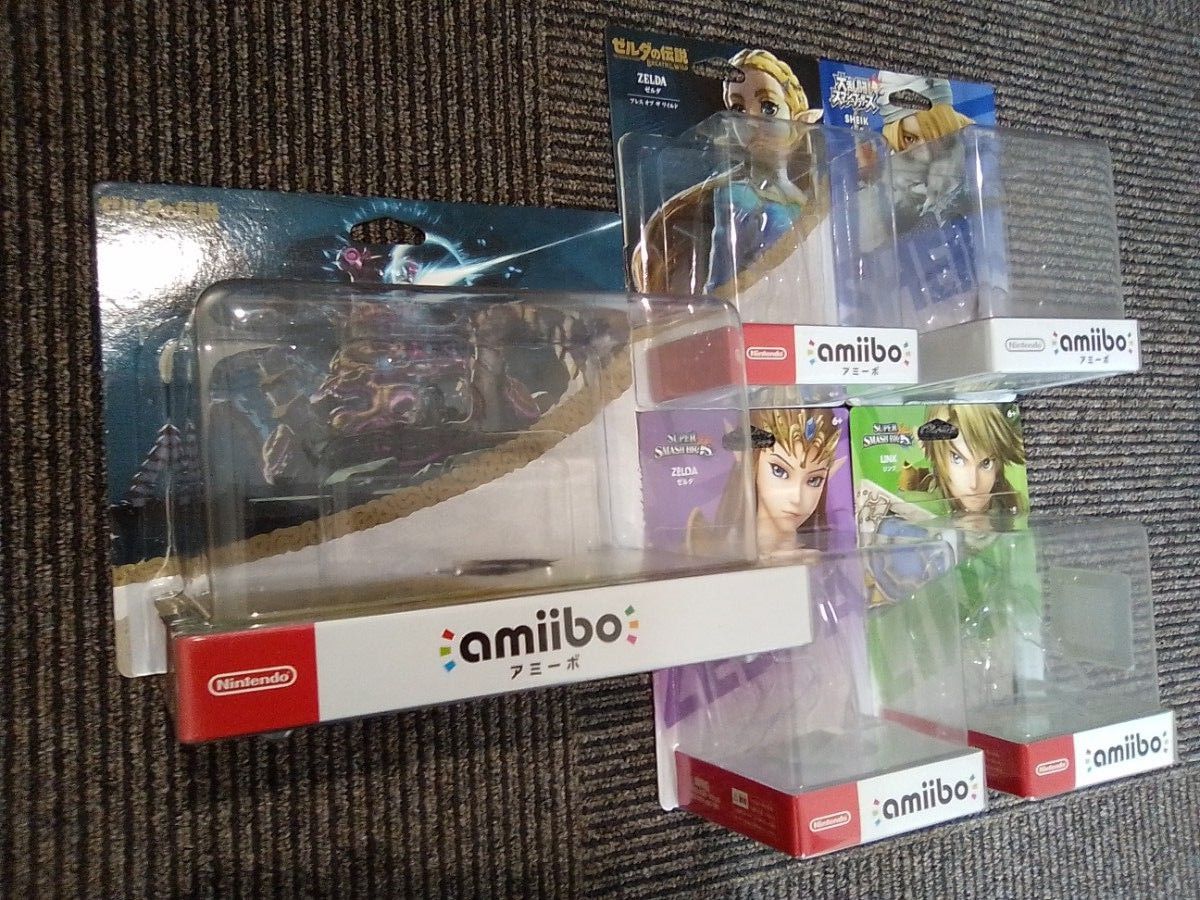 amiibo ゼルダ姫 他 計5体のセット ケース付 スマブラ ゼルダ姫 amiibo ゼルダ姫 他 計5体のセット ケース付 スマブラ ゼルダ姫