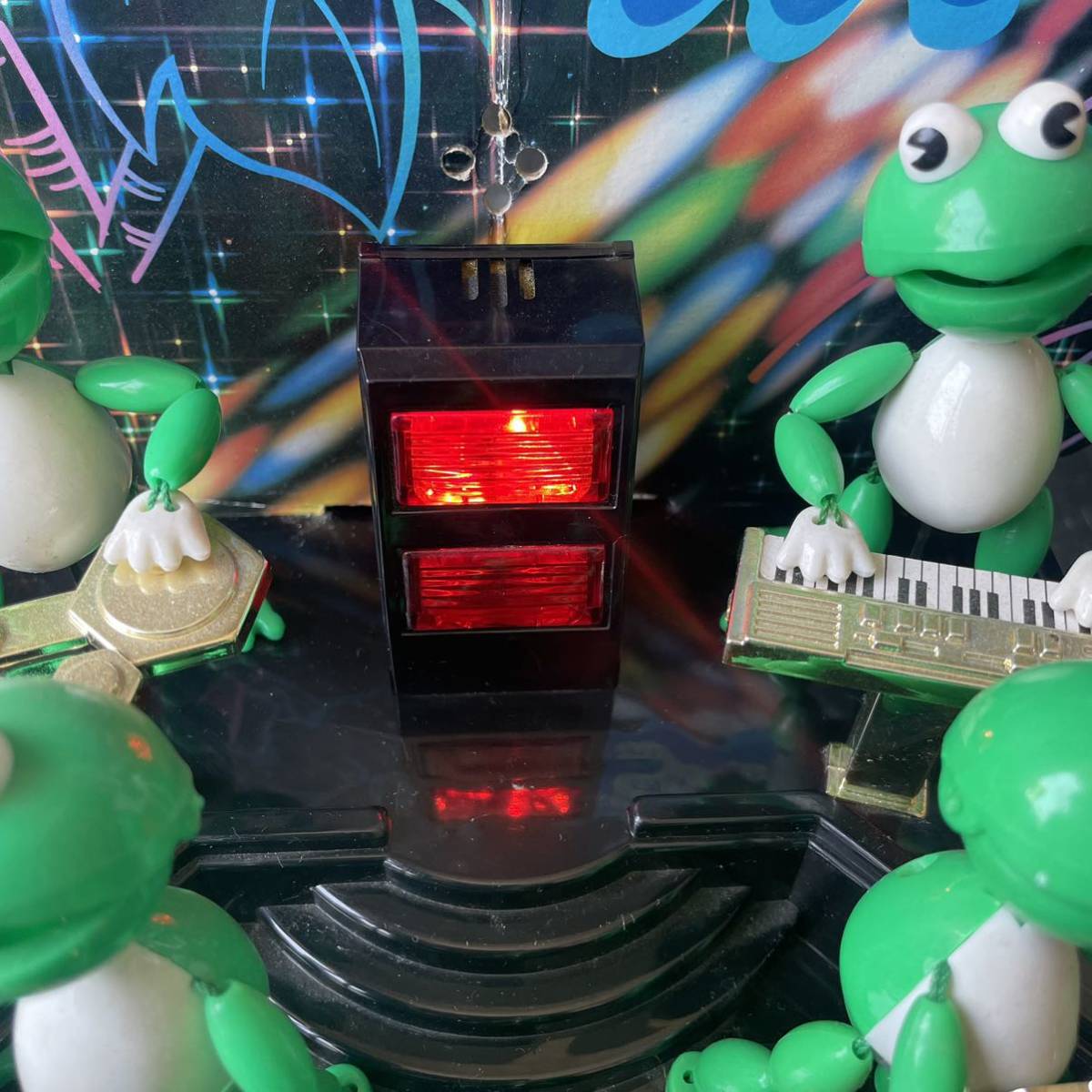【希少】GREEN MACHINE THE FROG BAND メトロトイズ社製 カエルバンド の画像8