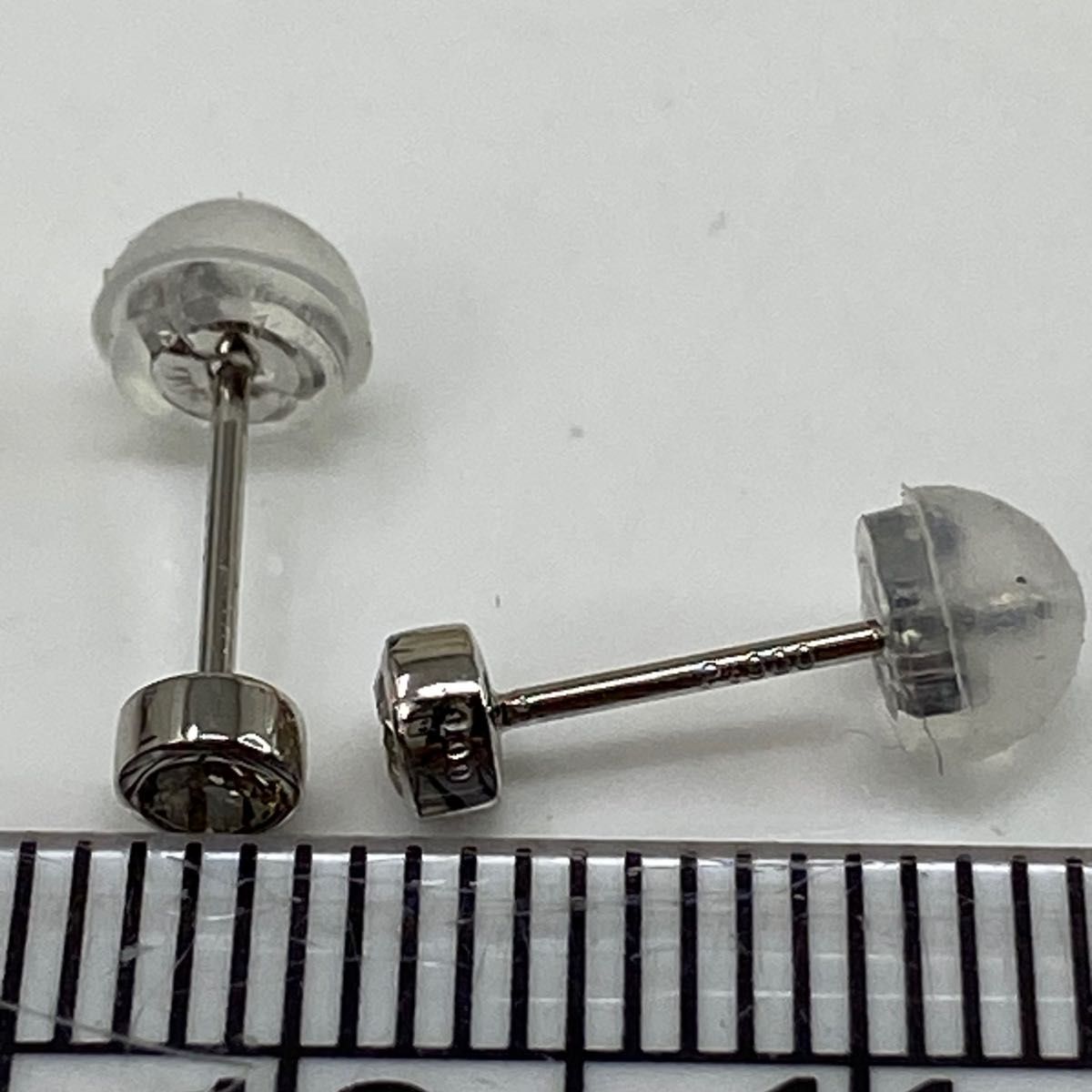 pt900 プラチナ 天然ダイヤモンド 0.16ct ピアス | www.rkinstruments