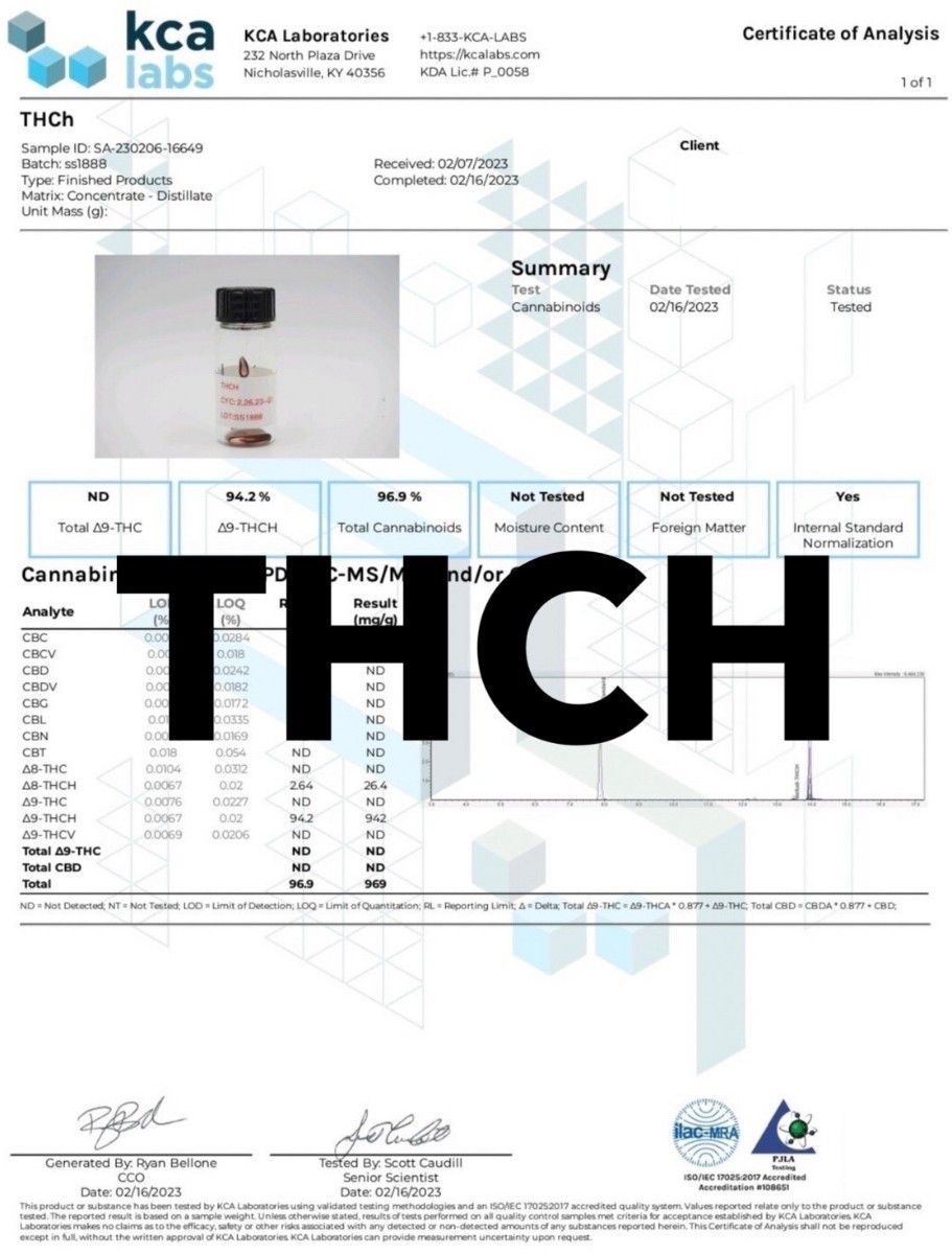 Δ-9THCH Distillate 94.2% 5g 原料 shopelite.ro