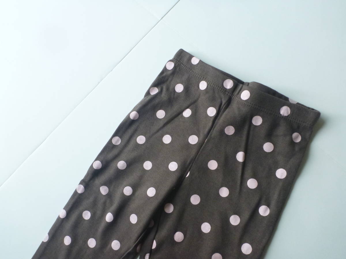  unused carter\'s Carter's * popular brand tea × pink polka dot pattern pants 18m...80
