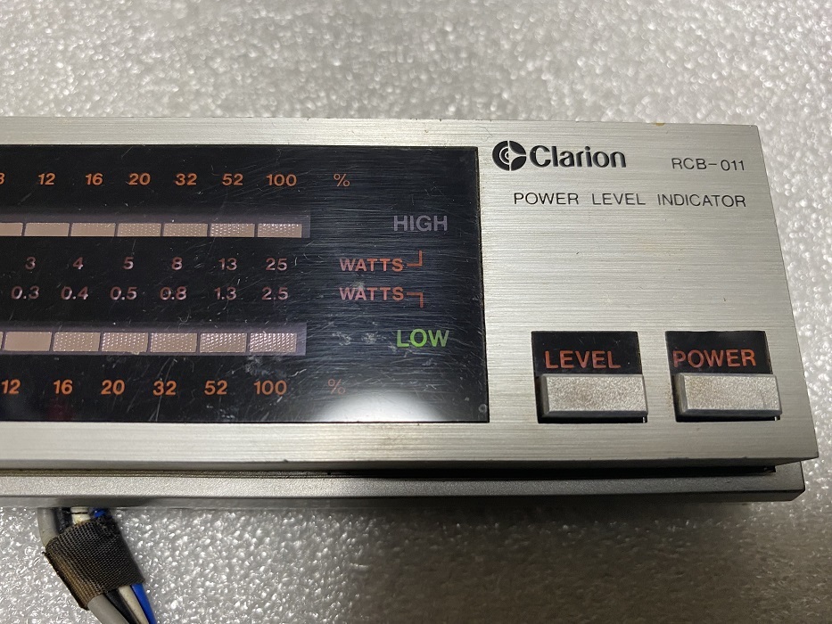 クラリオン Clarion RCB-011 パワー レベル インジケーター インジ KSC-7070 流れる GX51 GX61 GX71 GX81 GZ10 GA61 AE86の画像3