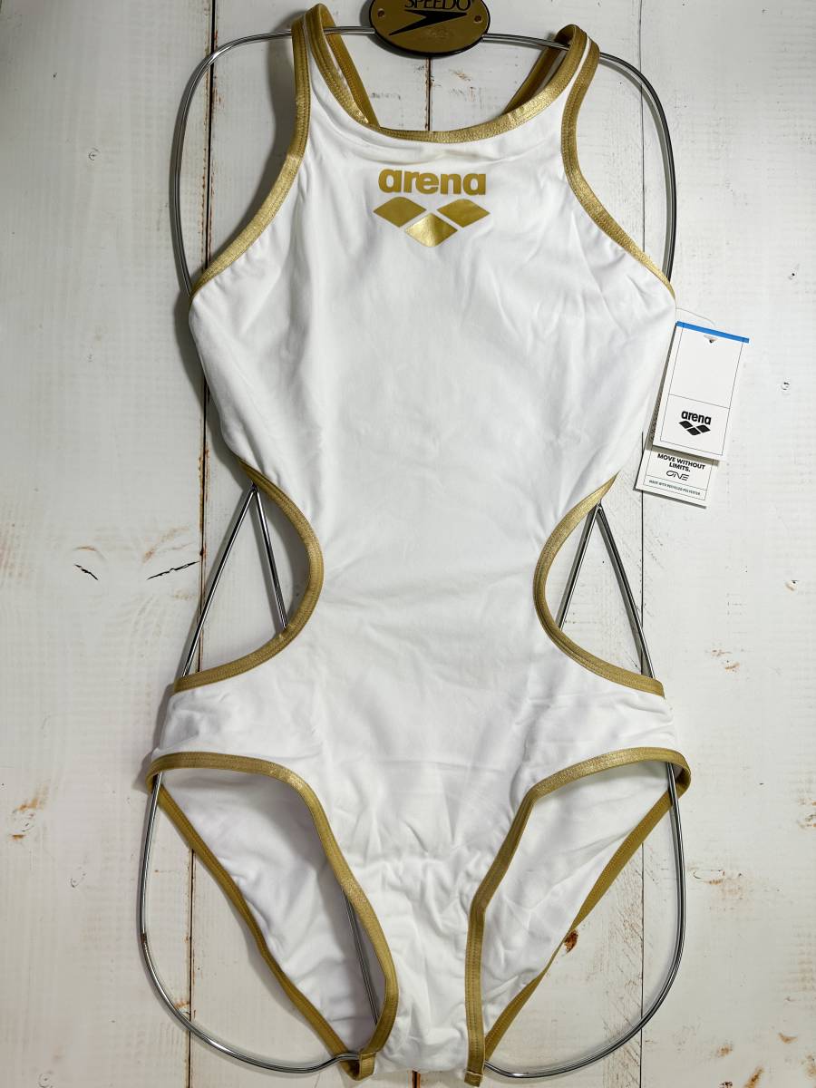 Arena アリーナ 女性用 競泳水着 Big Logo White USA36|Yahoo Arena アリーナ 女性用 競泳水着 Big Logo White USA36|Yahoo