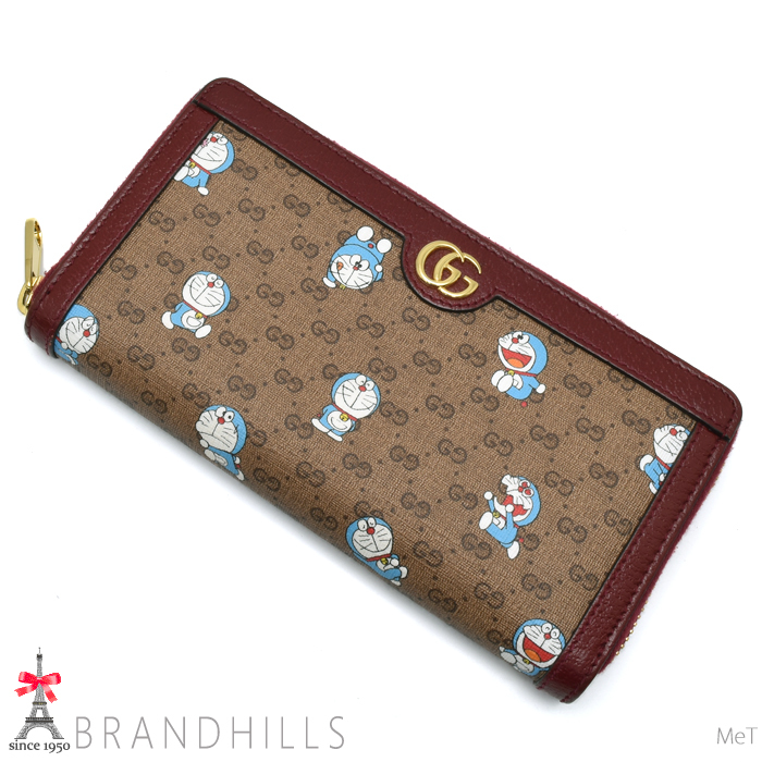 グッチ 長財布 ラウンドファスナー ドラえもん×グッチ ミニGGスプリーム 647787 GUCCI