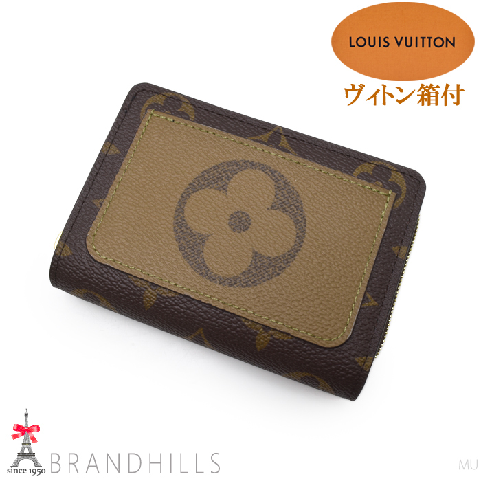 ルイヴィトン 財布 ポルトフォイユ ルー モノグラム リバース M81461
