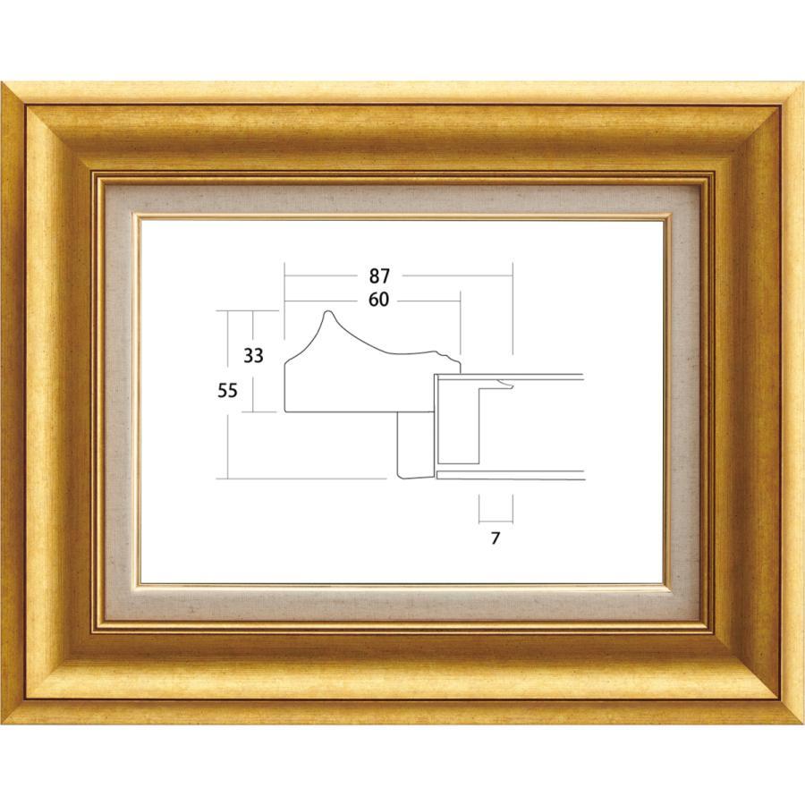 額縁　油絵/油彩額縁 アクリル付 8167-TO M15号 ゴールド_画像1