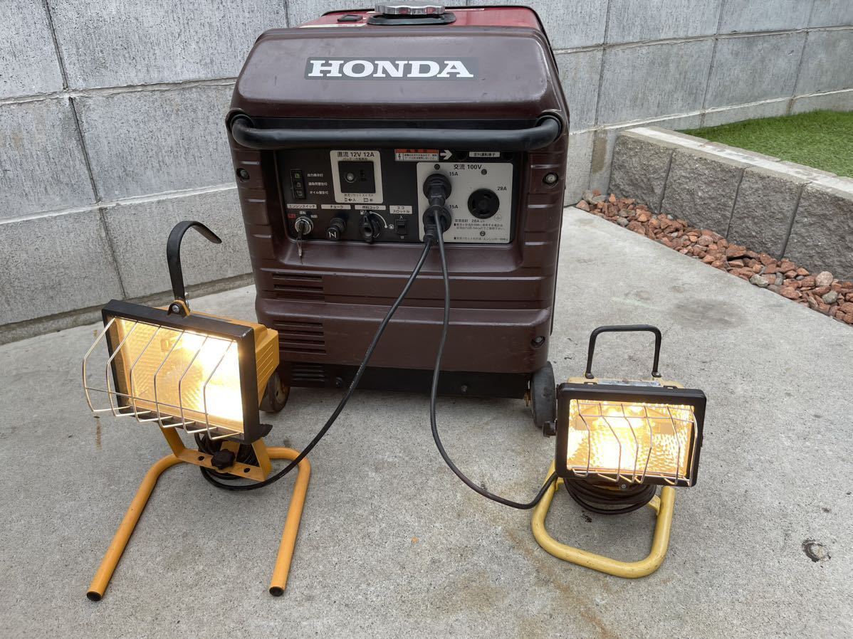 動作確認済み】【バッテリー新品】Honda EU28is インバーター発電機