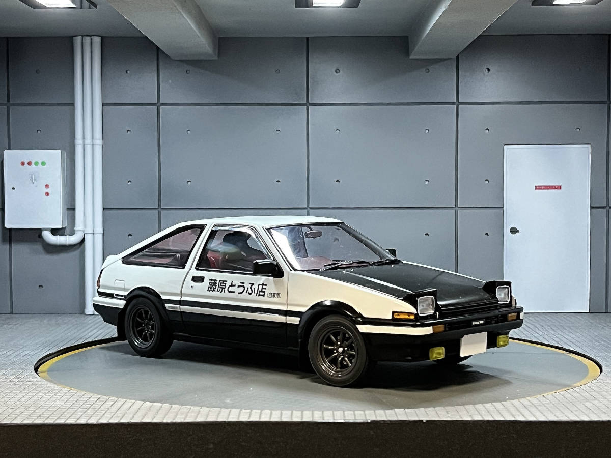 AUTO art】 1/18 Toyota Sprinter Trueno (AE86) Innitial D Project D