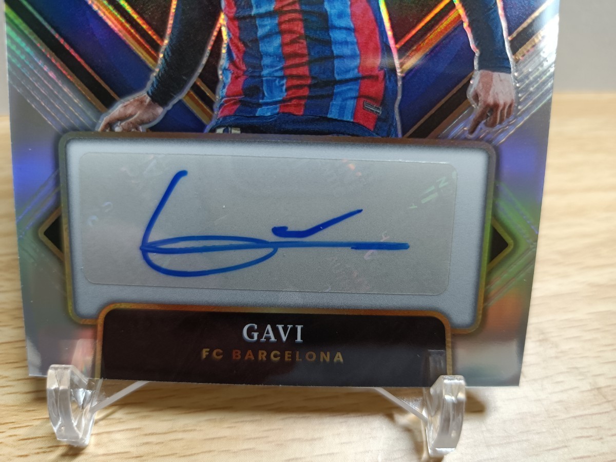 ガビ☆直筆サインカード☆2022-23 Select La Liga Soccer Gavi Silver