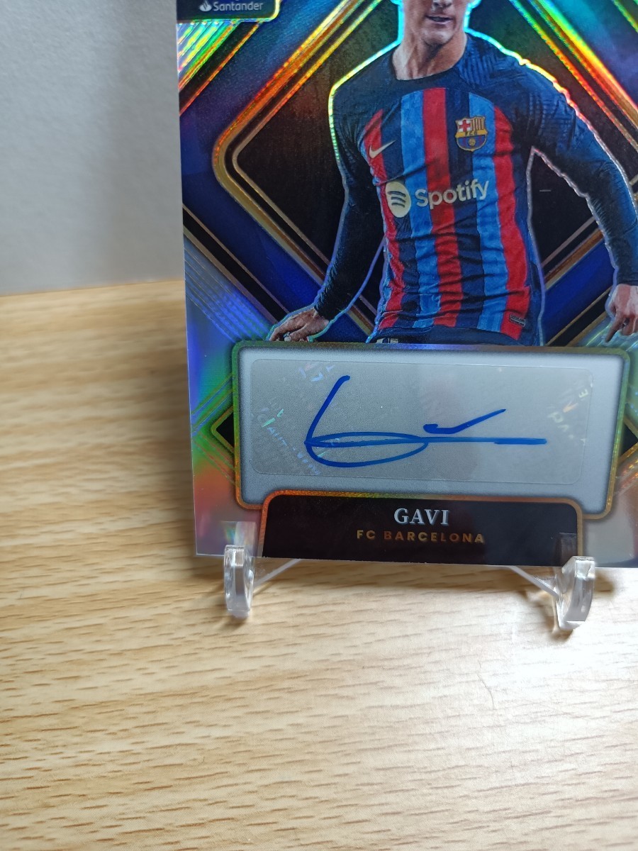 ガビ☆直筆サインカード☆2022-23 Select La Liga Soccer Gavi Silver