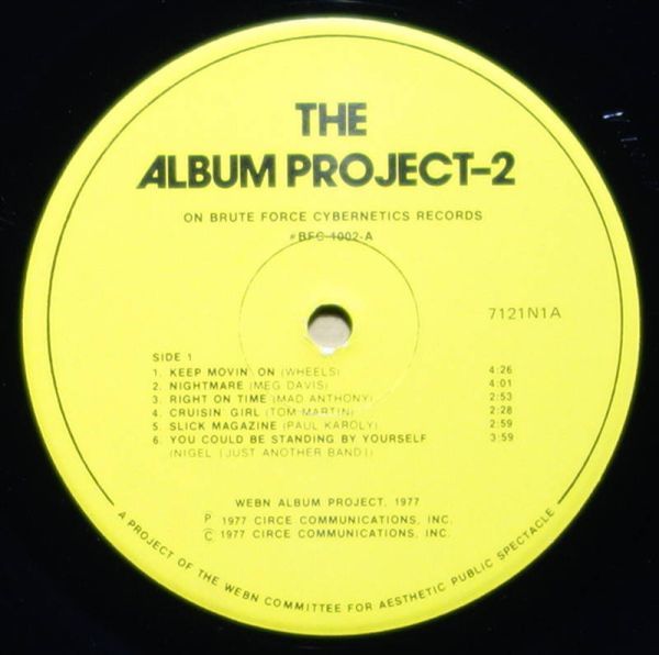 Country Rock/Jazz Funk/AOR/Soul◆USオリジ◆マイナーレーベル◆WEBN / V.A. - The Album Project #2◆BFC-1002◆超音波洗浄_画像3