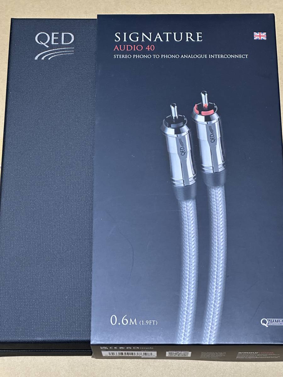 QED signature40 RCAケーブル 0.6m 新品同様 送料込み fajasbela.com