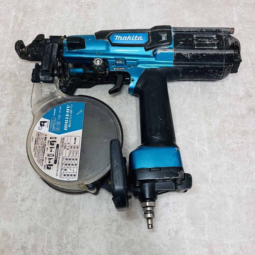 動作確認済】makita マキタ 高圧エアビス打ち機 AR411HRM 箱有