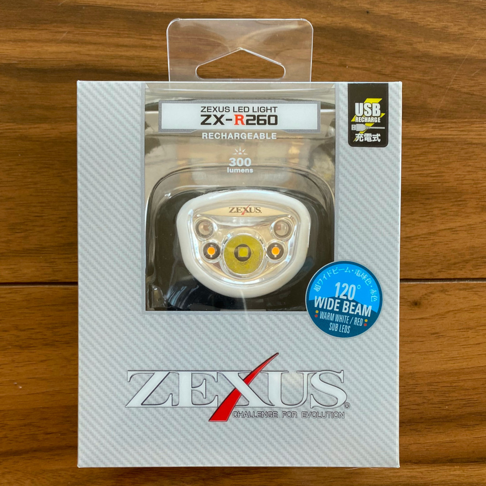 冨士灯器　ZEXUS　LEDライト　ZX-R260　USB充電式