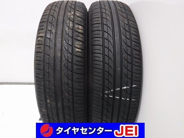 155-65R14 8分山 イエローハット プラクティバ 2021年製 中古タイヤ【2本セット】送料無料(AM14-5917）_画像1