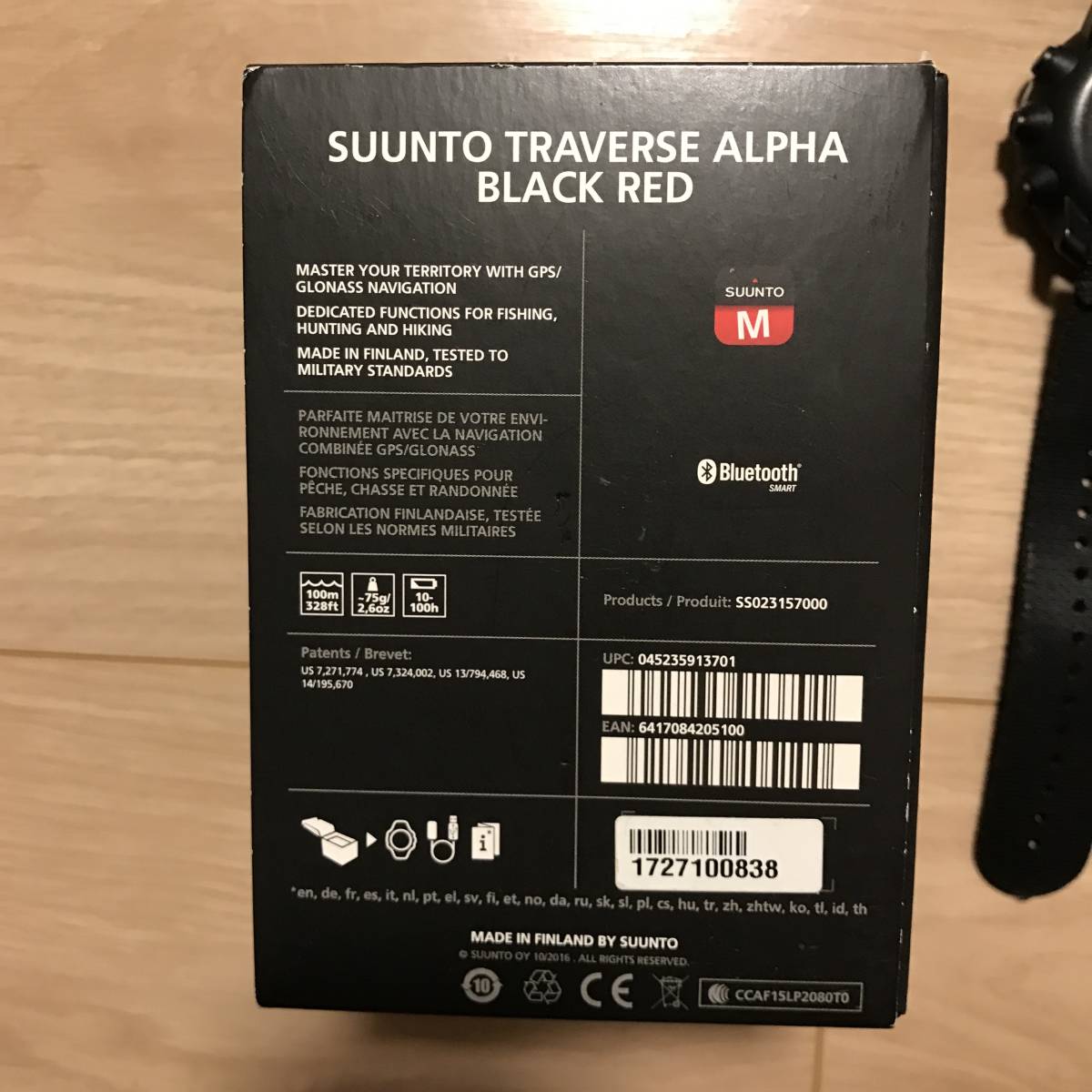 suunto traverse alpha black 中古 初期化済み アウトドア 時計 スント スマートウォッチ_画像4