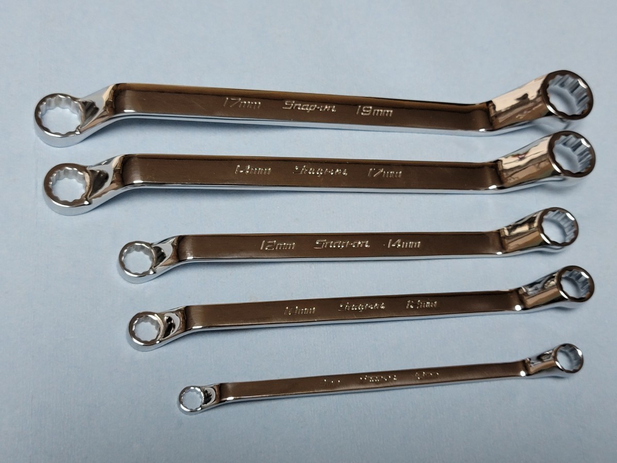 ディープ メガネ メガネ レンチ 5本組 XOM シリーズ スナップオン 中古