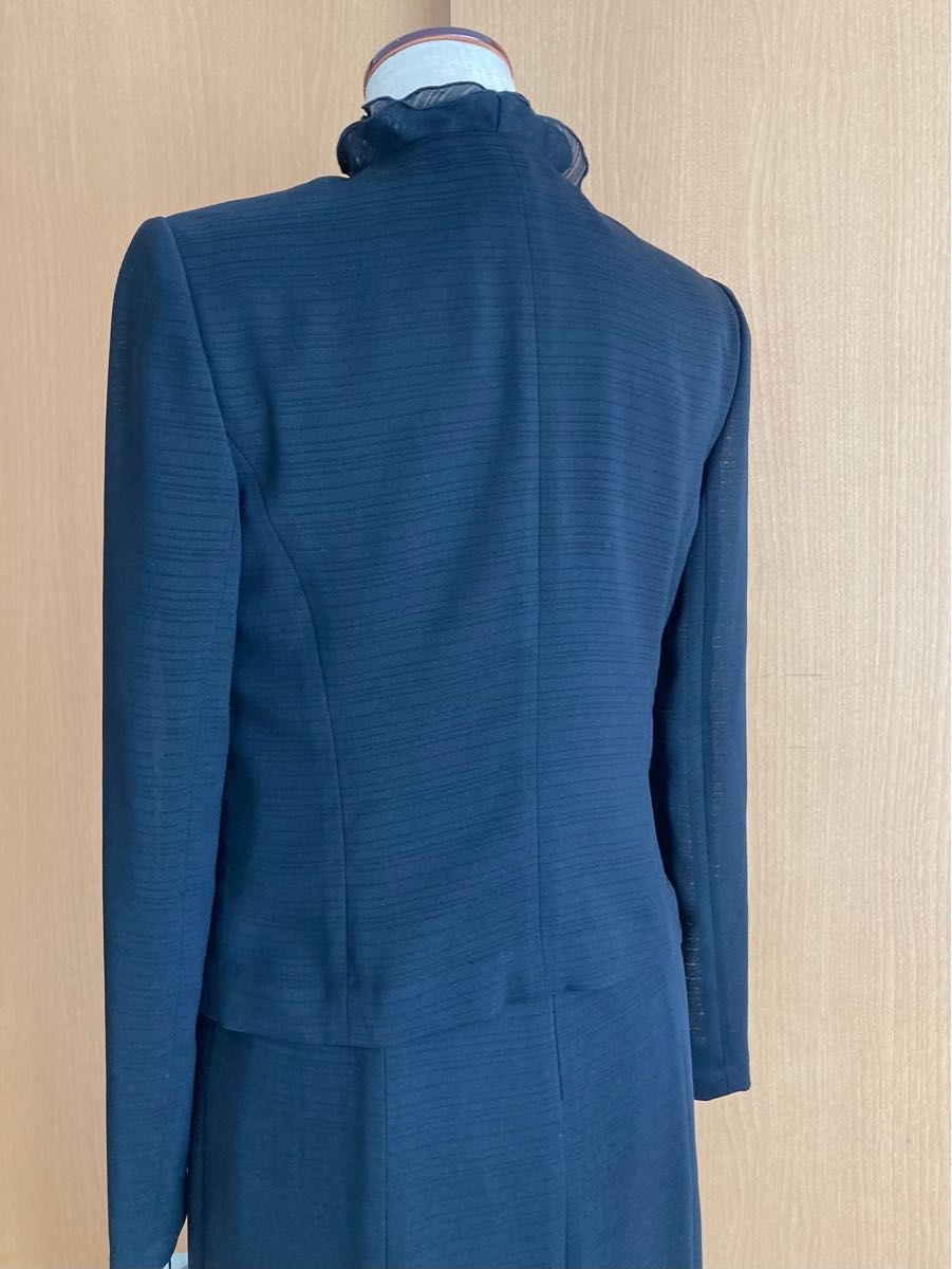 LANVIN 36号 Sサイズ ブラックフォーマル 冠婚葬祭 ツーピース 東京