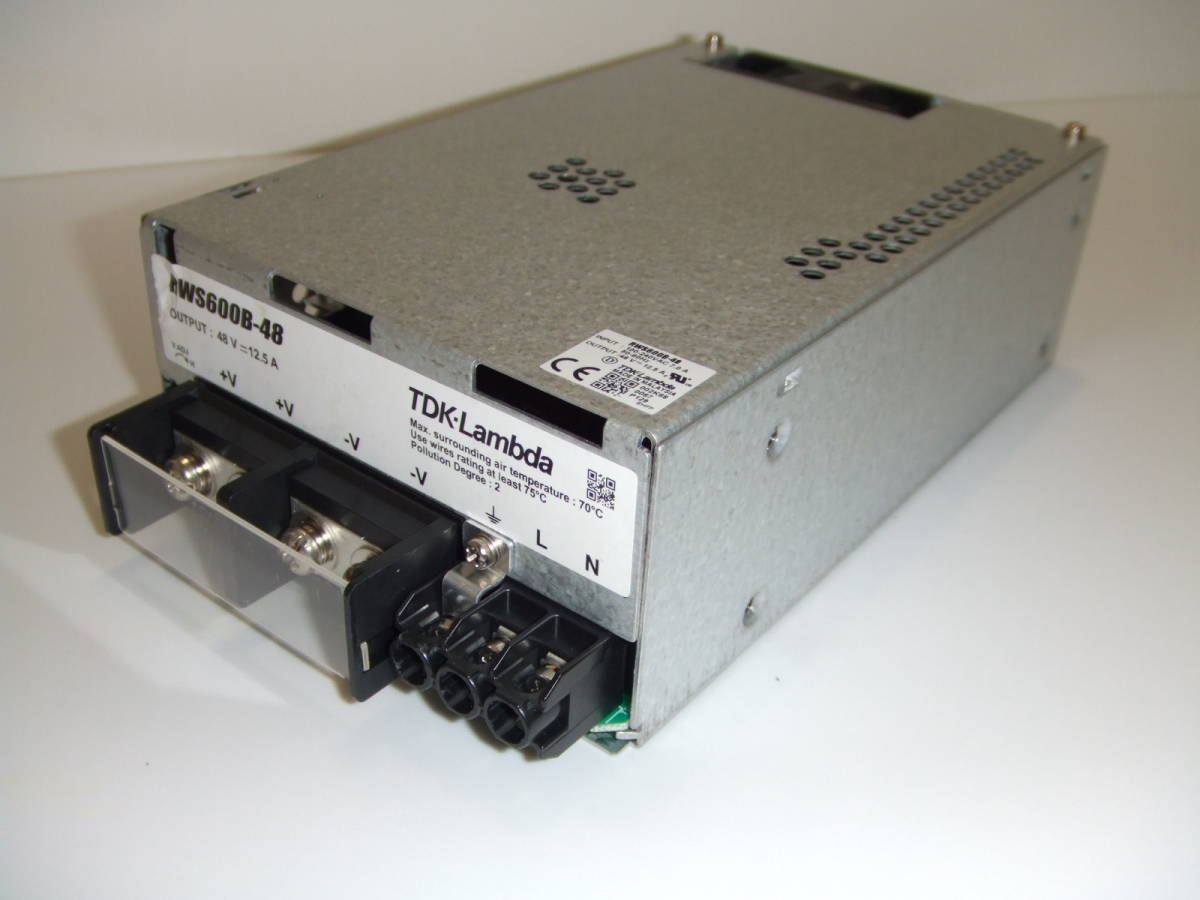 定期入れの 大容量 美品/1ヶ月保証/即発送!信頼のTDK-Lambda製 48V 出力電圧可変範囲:43.2~52.8V RWS600B-48 スイッチング電源 600W スイッチング電源 定期入れの 大容量 美品/1ヶ月保証/即発送!信頼のTDK-Lambda製 48V 出力電圧可変範囲:43.2~52.8V RWS600B-48 スイッチング電源 600W スイッチング電源