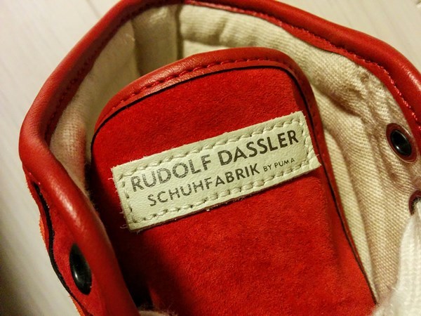 未使用/PUMA RUDOLF DASSLER SCHUHFABRIK/ルドルフ ダスラー シューファブリック/プーマ/26cm/us8/美品/ハイカット/オールドスクール/レア_画像6