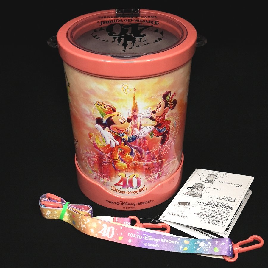 新品 ディズニー リゾート 40周年 ポップコーン バケット 未使用 新品 ディズニー リゾート 40周年 ポップコーン バケット 未使用