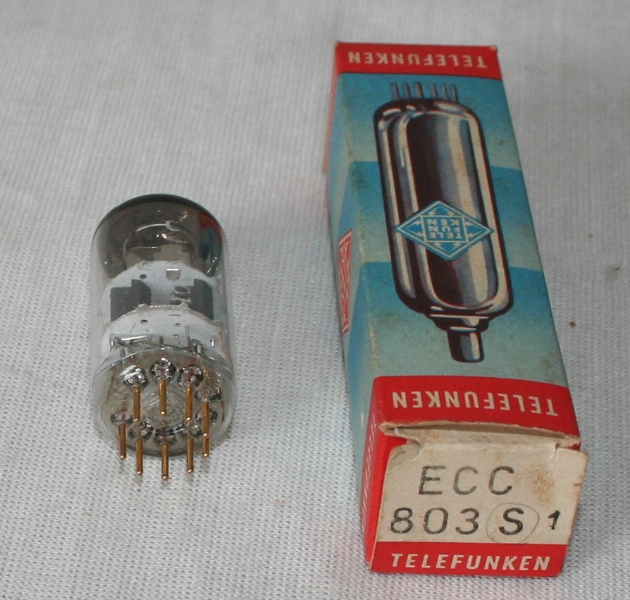 TELEFUNKEN ECC803s 真空管 Yahoo!オークション -「telefunken ecc803s」の落札相場・落札価格