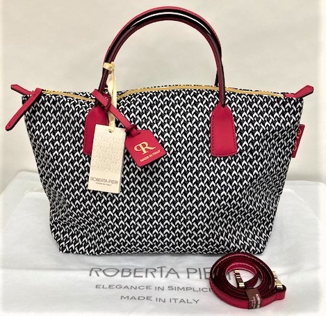 お買い得モデル ロベルタピエリ ROBERTA バッグ ストライプ レッド