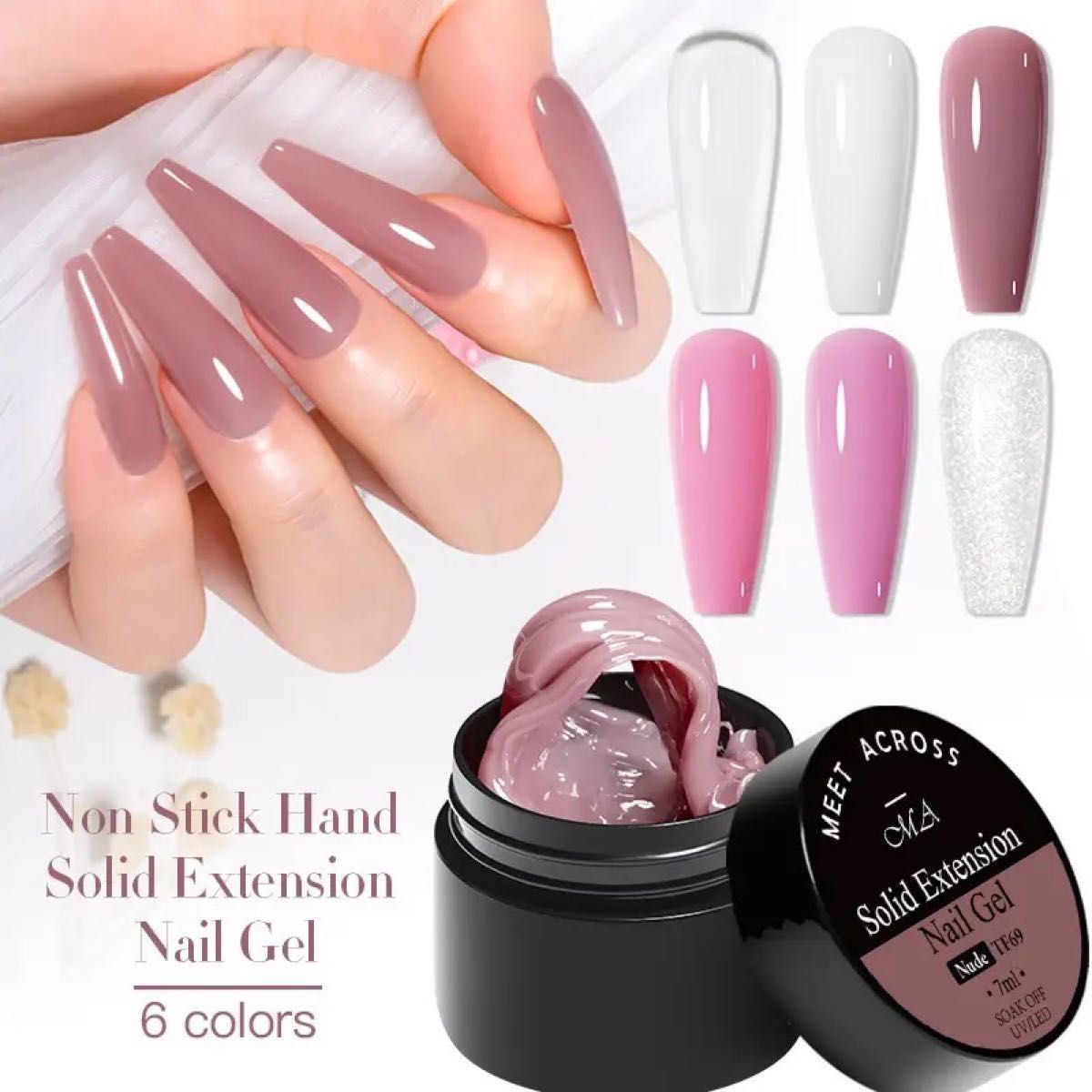 素敵な Solid Extension Nail Gel 粘土ジェル Glitter rahathomedesign.com