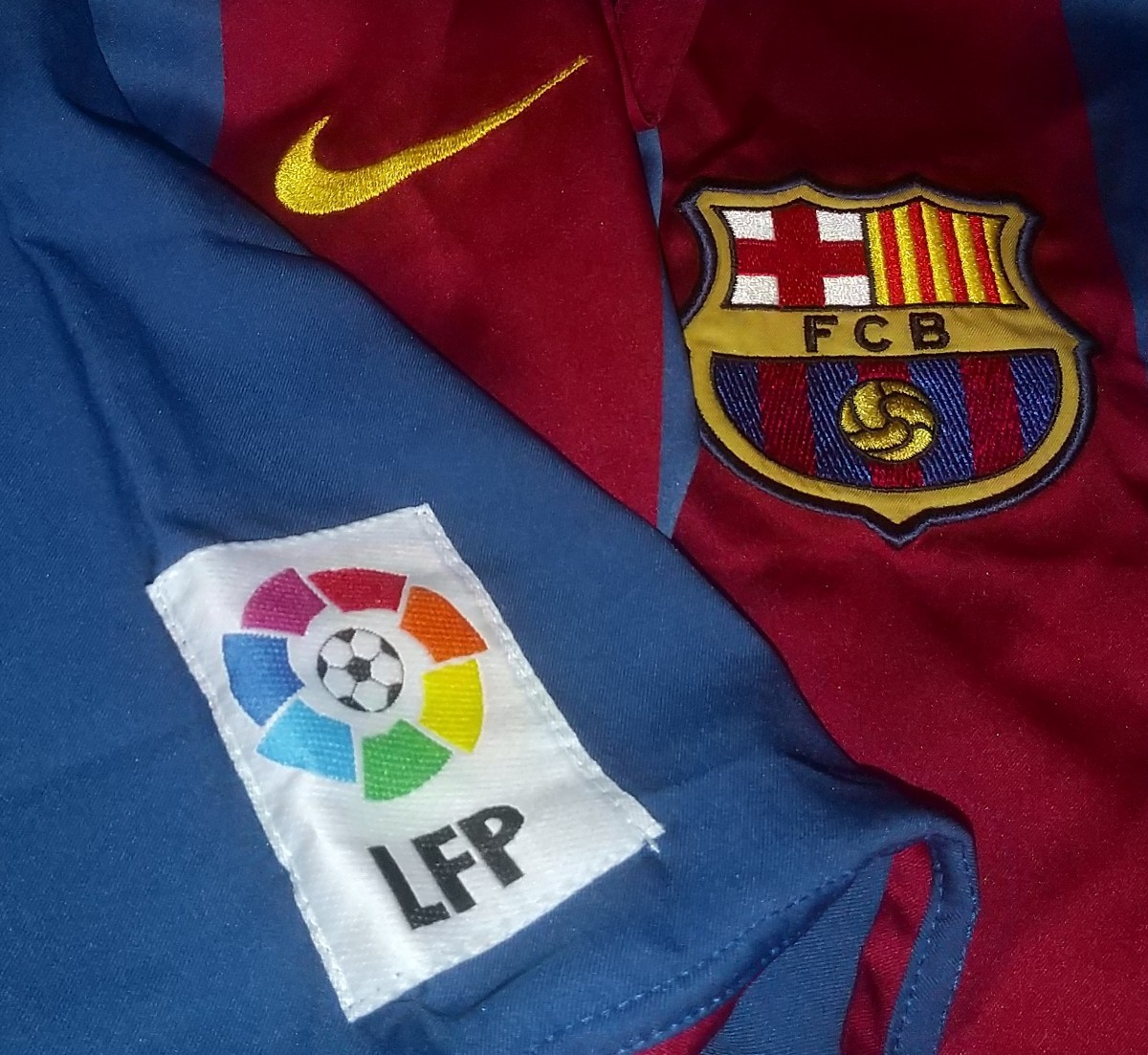 値下交渉 2004-05 ラ・リーガ優勝 FCバルセロナ ロナウジーニョ NIKE 検/ 04 2005 LA LEGA FCB BARCA BARCELONA R10 RONALDINHO BRAZIL Y2K_画像8