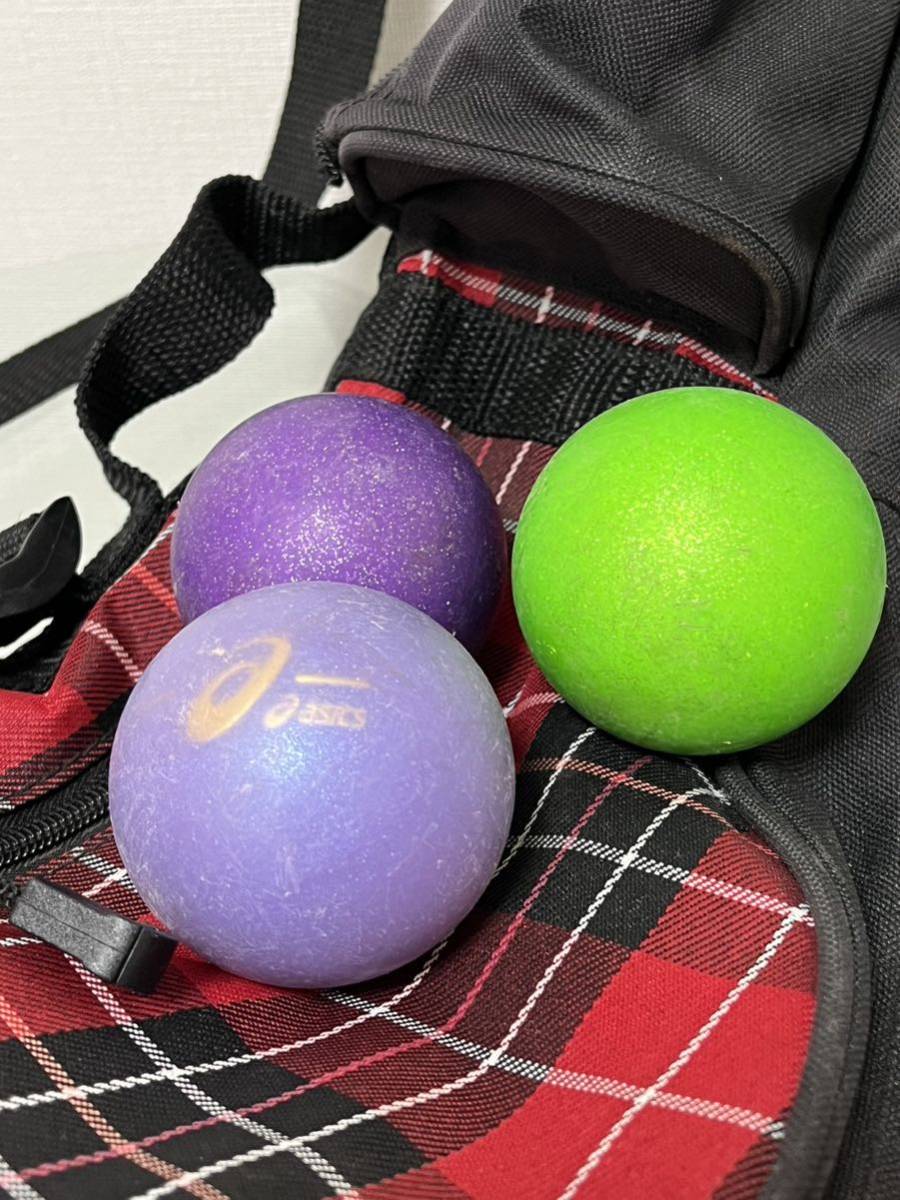 HATACHI ハタチ グランドゴルフクラブ ウレタンフェイス BH2431 ケース付き ボール3個付きの画像2