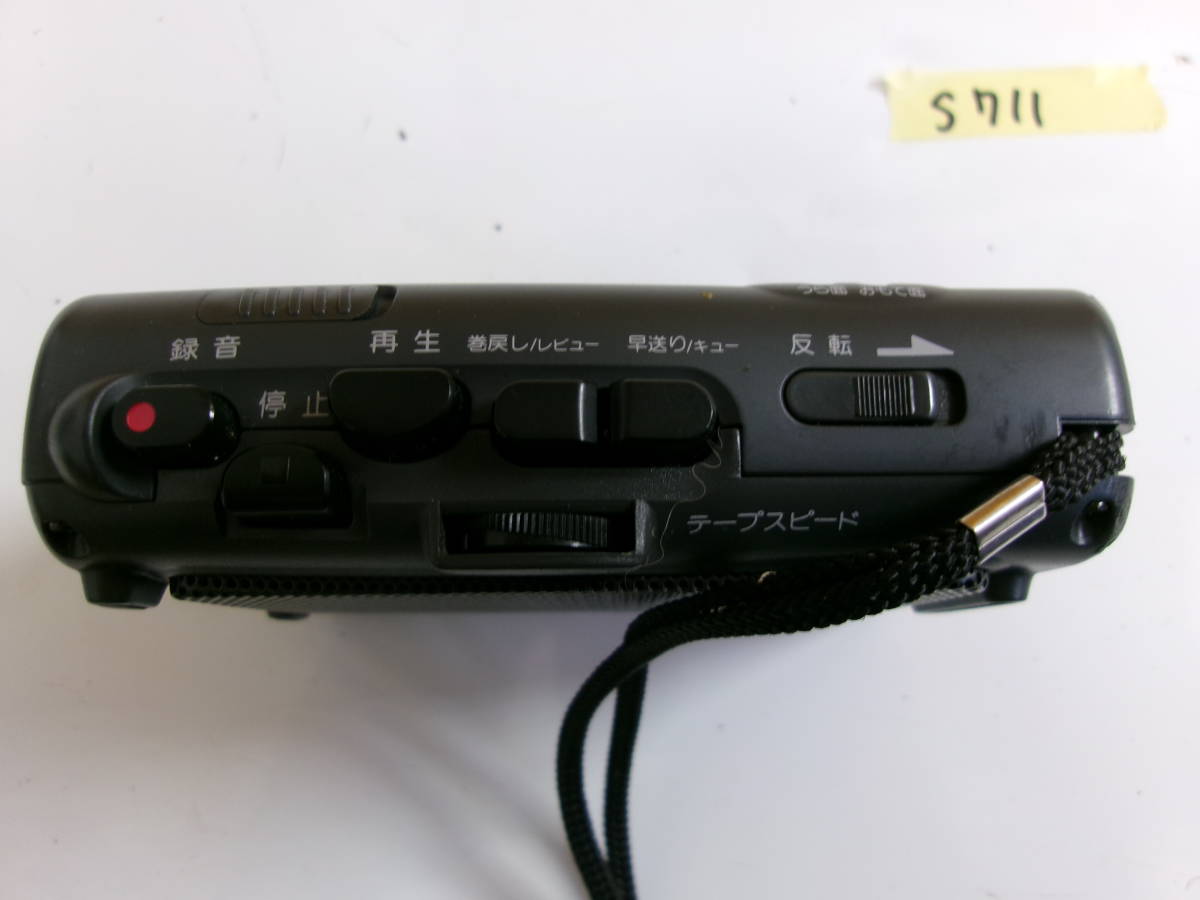 (S-711)SONY ポータブルカセットレコーダー TCM-59 動作未確認 現状品_画像3