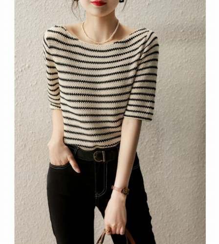 韓国風 レディース 半袖Tシャツ 夏新しい 気質 ファッションTシャツ ワンカラー ワンサイズ