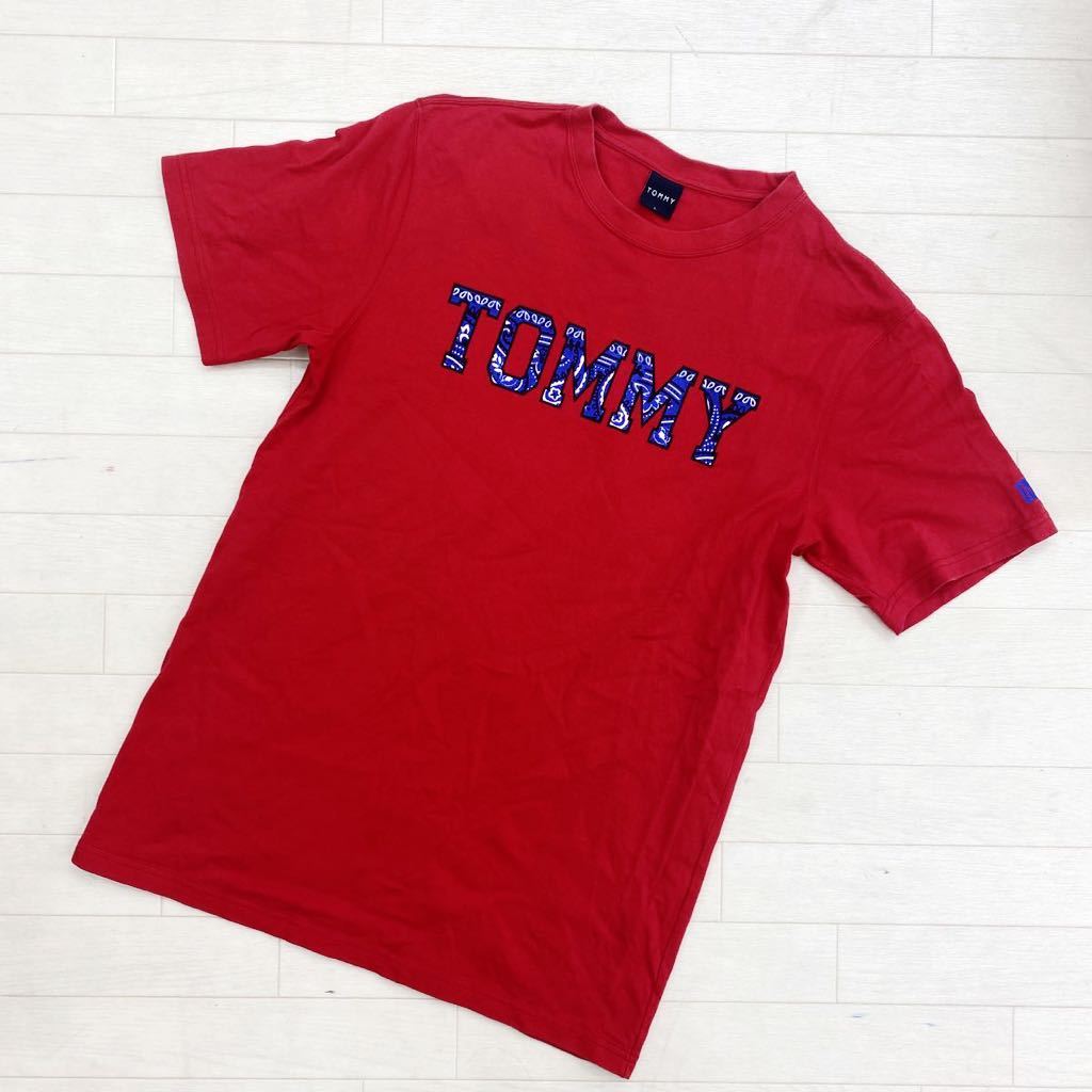 1023△ 日本製 TOMMY HILFIGER トミーヒルフィガー トップス Tシャツ