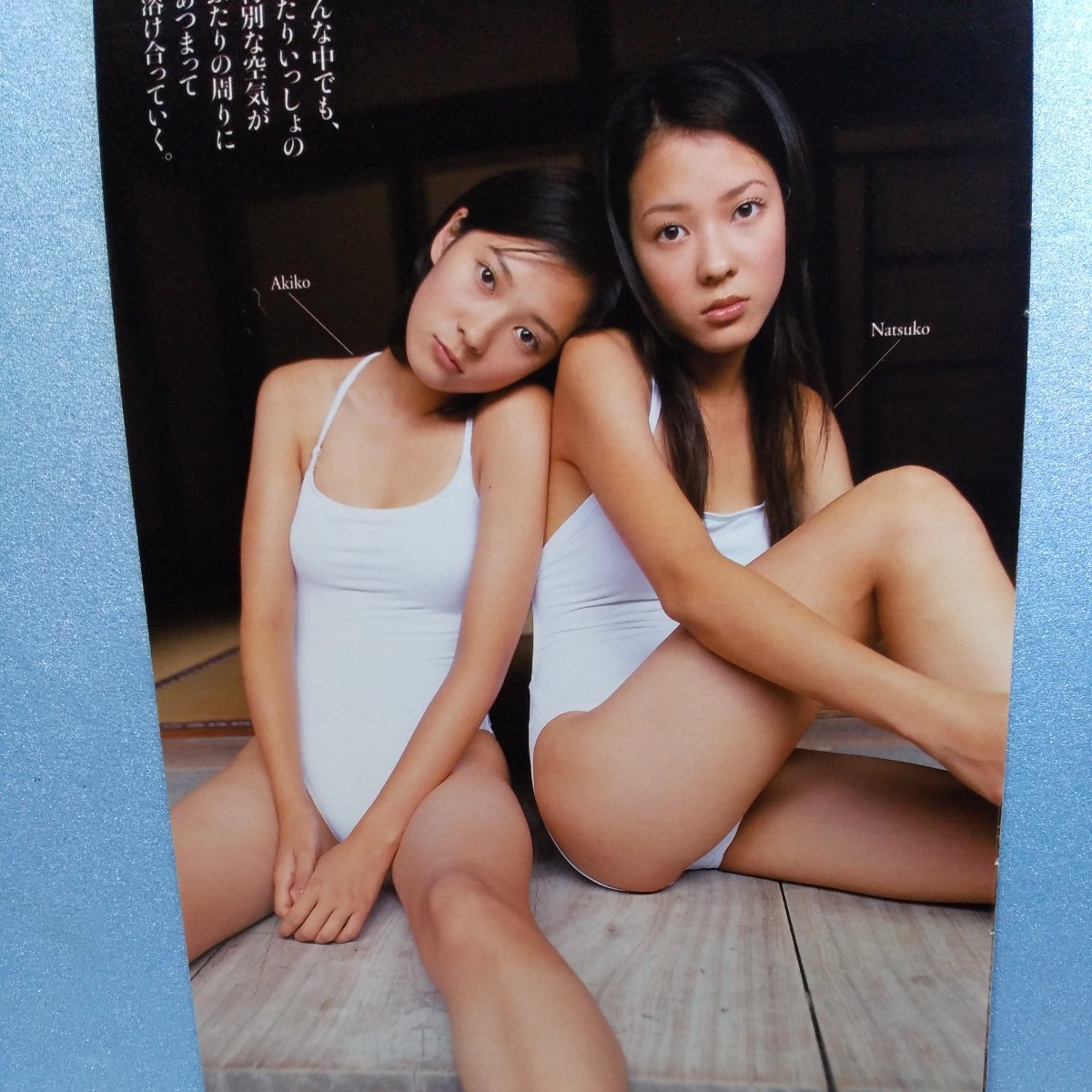 ★奈津子・亜希子★雑誌切り抜き　10P　当時物　グラビアアイドル　女優　タレント　水着　ビキニ　双子　送料込み⑭_画像1